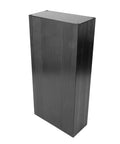 Heavy Duty Aluminum Electronics Enclosure With Pro Grade Heat Sink For Rugged Diy Builds And Audio Amp Pcbs Customizable 300 Millimeter Shell side view showcasing sleek design and matte finish.
