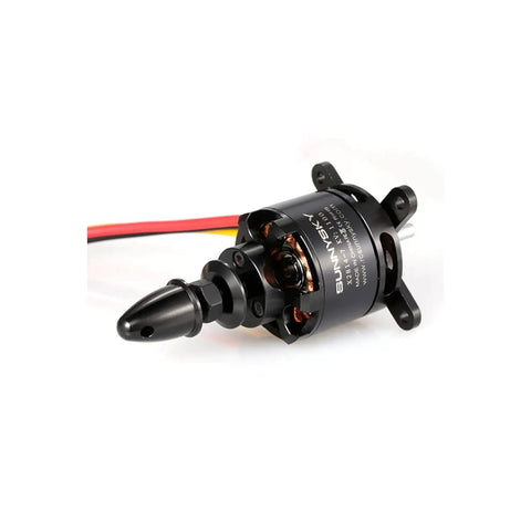 Close-up of black X2814 Brushless Motors 1000KV for RC Drones and Quadcopters High Torque Smooth Throttle Response Low Vibration Durable