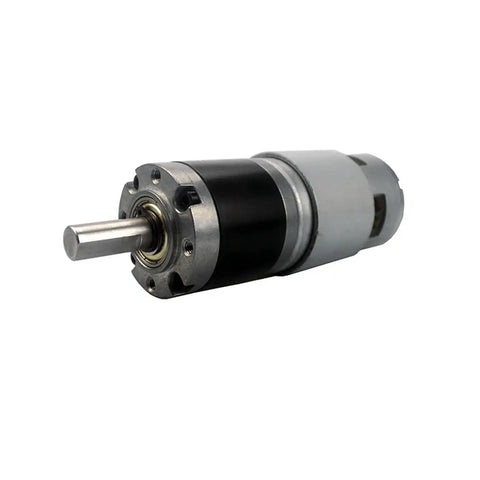 12V 24V DC Low Speed Long Life 42mm Planetary Gearbox Motor Brushed Gearmotor For Beefy Torque And Smooth Deceleration In Robotics And Automation 100 RPM Durable Heavy Duty Build.