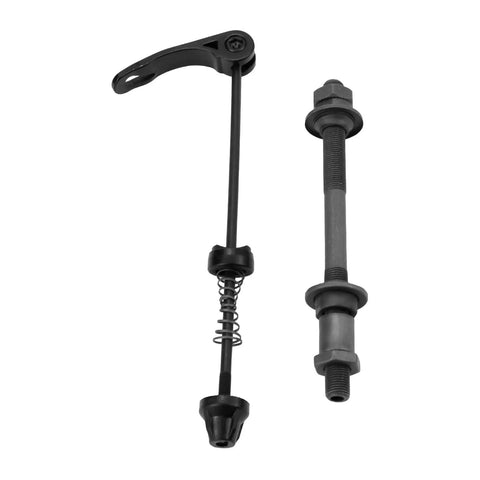 Quick Release Bike Axle Skewers Set For Front And Rear Wheels With Hollow Shafts, Replaceable QR Skewers For Bikes, 1 Pair Shown