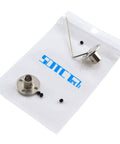 1/4 Inch Flange Shaft Coupling, Metal Axis Bearing Fittings, Rigid Coupler For Stepper Motor And RC Models, Built To Last Shaft Coupler 2 Pack For Precise Motion And Easy Install, metal flange coupler with set screws