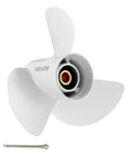 Beefed-Up Aluminum Corrosion-Resistant Outboard Propeller For Yamaha 60-130 HP, 3-blade design, 4-1/4 gearcase shown