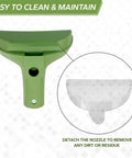 Green 6 Inch Tough Stain Brush Tool with Removable Nozzle for Deep Clean on All Carpet Cleaning Machines Replacement Part