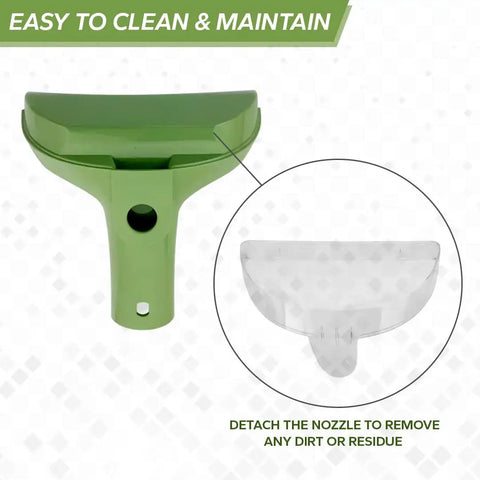 Green 6 Inch Tough Stain Brush Tool with Removable Nozzle for Deep Clean on All Carpet Cleaning Machines Replacement Part