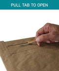 Padded Shipping Mailers Self Seal Heavy Duty Recycled Cushioned Envelopes Pack of 100 Size Seven Point Two Five By Twelve Inches Kraft Brown