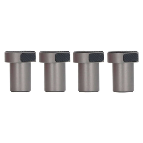 4 Pack Aluminum Alloy Woodworking Bench Dogs With Non Slip Pads For Secure Clamping, Easy Install, Durable Grip