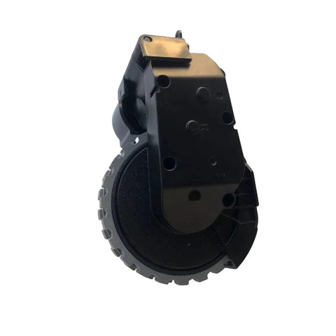Straight Swap Left And Right Drive Wheels Robot Vacuum Replacement Parts No Sweat Fix For Proscenic M8 Pro Roidmi Eve Plus, close view of a wheel.