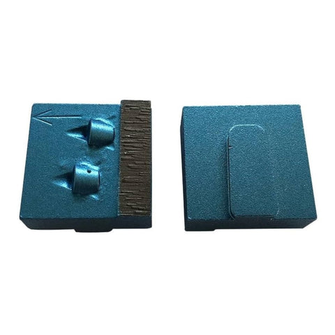 PCD Diamond Concrete Grinding Discs Set of 3 with Clockwise Segments showing top and bottom views on PG 280 400 450 530 Redi Lock