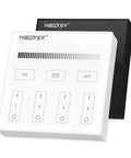 Four Zone Wireless Panel Remote Battery Powered No Wiring Setup With Magnetic Holder Outdoor Mount for FUT035W Plus MiLight