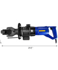 Pro Level Electric Hydraulic Rebar Bender Built To Go Toe To Toe With 5 8 Inch Steel Bars and deliver smooth angles 23.5 inches long