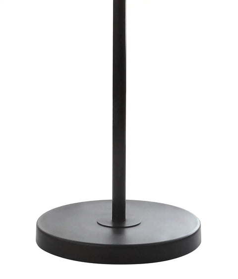 Base of Oil Rubbed Bronze 63-Inch 3-Light Floor Lamp With Metal Frame And Crystal Accents for living room or bedroom