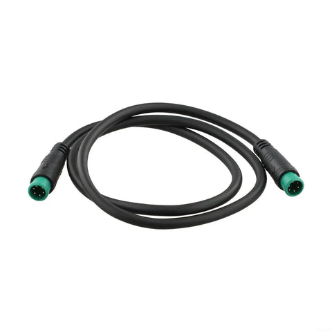 Check Out This Cool 510 Mm E Bike Display Extension Cable With 2 Inch Length That Fits 5 Pin Scooter Dashboard Wiring Perfectly For Easy Upgrades And Super Smooth Ride Control Without Any Mess Or Hassle. black 510 mm 5 pin e-bike display extension cable with green connectors