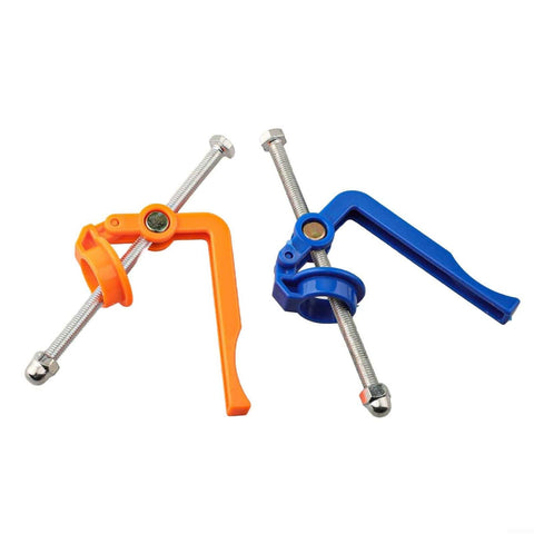 Two Pack Solder Paste Dispenser Kit With Ergonomic Grip For Precise 5cc And 10cc Solder Oil Application Ultra Smooth Dispensing Easy Control Mechanism Ideal For Electronics Assembly And Rework, showing orange and blue dispensers.