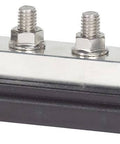 2104 PowerBar BusBar With Four Eighth Inch Terminal Studs, 600 Amp DC Max And 545 Amp Continuous, tin-plated copper conductors