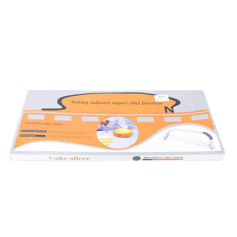 Packaging of Adjustable Cake Leveler And Wire Slicer For Even Layer Cakes Pro Grade Stainless Steel Cutter