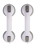 Two Pack Bathroom Grab Bars With Strong Suction For Showers And Tubs, Safe Handicap Shower Handles For Elderly And Baby Use