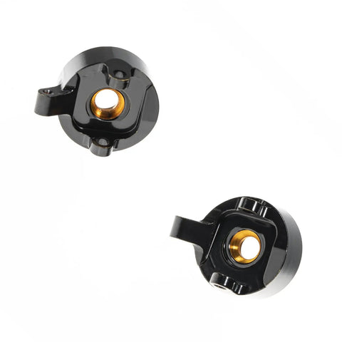 Brass Steering Knuckles RC Counterweights For 1/24 Crawler Axial SCX24 AX24 Upgrades Black Coating 28g Total Boost Center