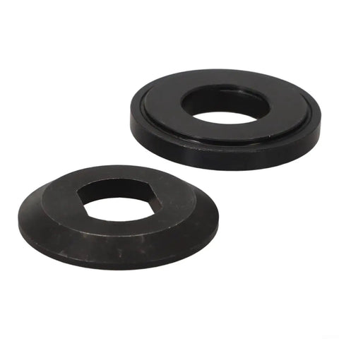Heavy Duty Flange Washer Set For Circular Saw Blades Outer 224409-4 And Inner 224412-5 shown with circular design