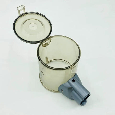 Replacement Dust Bin For Greenote GSC50 Vacuum Compatible 6 Liter Collection Container With Dustproof Front Cover open view