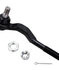 Outer tie rod from Front Power Steering Rack And Pinion Assembly With Outer Tie Rod Ends For Toyota Tacoma 1995 Through 2004 4WD Replacement Kit Includes 2 Outer Tie Rod Ends Beefy Direct Fit OEM Style Front End Steering Upgrade, shown with nuts and pin.