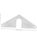 Faucet Mounting Plate With Wall Mount Bracket For RVs Campers And Homes Durable Rustproof Clamp Easy Install Stable Water Flow