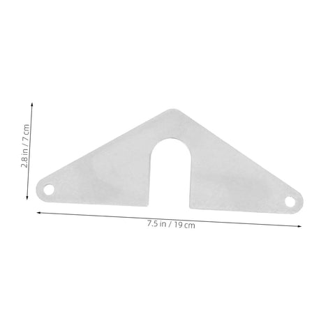 Faucet Mounting Plate With Wall Mount Bracket For RVs Campers And Homes Durable Rustproof Clamp Easy Install Stable Water Flow