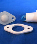 Pro Tough Built Recessed Reed Switch Door Alarm Pack Of Ten Terminal Sensors With Eighteen Inch Wire Leads For Windows And Swinging Doors No Sweat Hookup, white sensors.