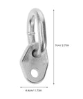 Two Piece Heavy Duty Stainless Steel Engine Lifting Rings With 5500 Pound Capacity Hoist Brackets for automotive and tractor repair