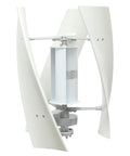 Plug-and-Play Vertical Axis Wind Turbine 100W With Permanent Magnet Generator And Intelligent Controller, Low Noise Helical Windmill