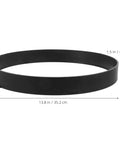 Round Stepping Stone Mold For Concrete Pathways Reusable Plastic Paver Forms DIY Garden Walkway Maker; black, 13.8-inch diameter