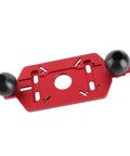 Rock Solid Aluminum Router Base Plate Adjustable Clamp Sub Base Platform with Easy Grip Handle for Precision Wood Trimming Milling Slotting