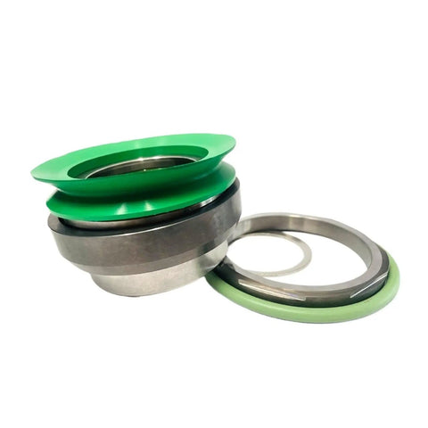 Spare Parts Upper Seal 60mm And Lower Seal 55mm Kit For Pump TC And VIT Models, Easy Install With Simple Tools, Quick Downtime Reduction, Reliable Maintenance Seal Set For Daily Pump Sealing And Cost Saving. Green and steel pump seal rings