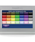 Wi-Fi Smart Color Thermostat With Energy Star Certified Performance, Dope Home Upgrade For Smart Living color selection screen