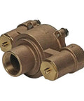 Heavy Duty Emergency Thermostatic Mixing Valve Delivering 31 Gpm Flow Rate With A Slick Wax Thermostat Design. Brass, 8x4x5 inches.