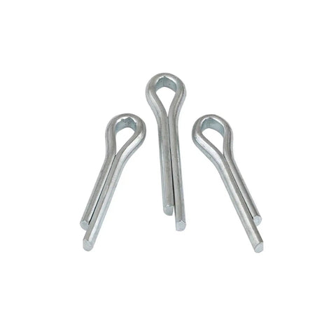 Durable 304 Stainless Steel U Shape Cotter Pins That Grip Tight And Won't Rust, set of three clips for bolting machinery components.