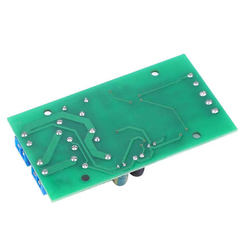 Beefed Up DC Motor Driver Controller Module With CW CCW Reversing 20A Relay Built For Real World Automation Projects And Industrial Equipment Wide Voltage Range And Efficient Heat Management With Copper Terminal Design, rear PCB view