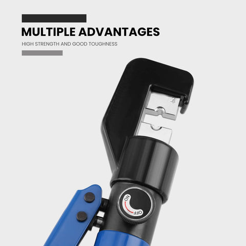 Heavy Duty Hydraulic Crimper Replacement Dies Set For Steel Cable And Terminal Tools Nine Die Sizes From 12 AWG Through Two Zero AWG close-up