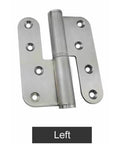 4 Inch Detachable L Shaped Cabinet Hinge With Rounded Corner Release In 304 Stainless Steel Left Hand For Wood And Fire Doors