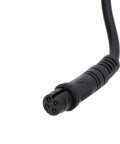 Close-up of a four-pin connector cable for Eight Channel Touch Switch Box For Trucks LED Control Panel With Water Resistant Dimmable Circuit Relay System