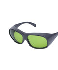 Top Shelf 800 To 1100Nm Laser Safety Goggles built damn tough with green lenses for diode and ND YAG laser jobs.