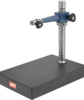 Granite Comparator Stand With 12 Inch By 8 Inch Base And 10 Inch Steel Post Rock Solid Support With Adjustable Articulated Arm Mount