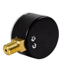 Pressure Gauge Replacement For 005302359000 Works With Cleaning Valves Including Caretaker and Ultra Flex, black, side view