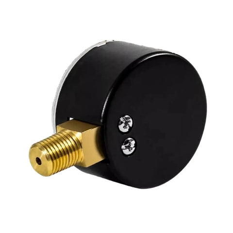 Pressure Gauge Replacement For 005302359000 Works With Cleaning Valves Including Caretaker and Ultra Flex, black, side view