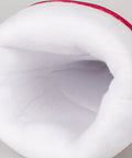 Inner view of cryogenic gloves with cotton liner for low temperature safety, ideal for liquid nitrogen handling and cold storage.