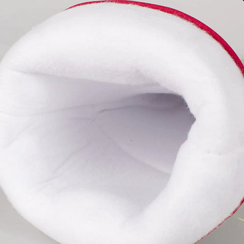 Inner view of cryogenic gloves with cotton liner for low temperature safety, ideal for liquid nitrogen handling and cold storage.
