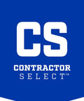 CS Contractor Select logo in blue and white