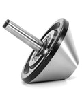 Side view of 6 Inch Bull Nose Live Center MT3 For Lathe 75 Degree Morse Taper 150 Millimeter Diameter Heavy Duty Alloy Steel Heat Treated Rc 60 62