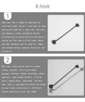SCRFFCQPC Stainless Steel Heavy Duty Hook and Eye Latch for Gate Barn Door, showing a durable hook design for easy locking.
