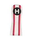 White and pink headcover for Pink Junior Golf Hybrid Size 5 For Right Handed Girls Ages 5 To 8 Easy Swing Club That Hits Longer