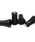 Kick Up The Look Of Your Couches And Tables With These Heavy Duty Rubber Furniture Leg Risers Standing Two Point Five Inches Tall For Rock Solid Stability Plus Anti Slip Pads Set Of 4 To Save Your Hardwood Floors, black rubber risers.